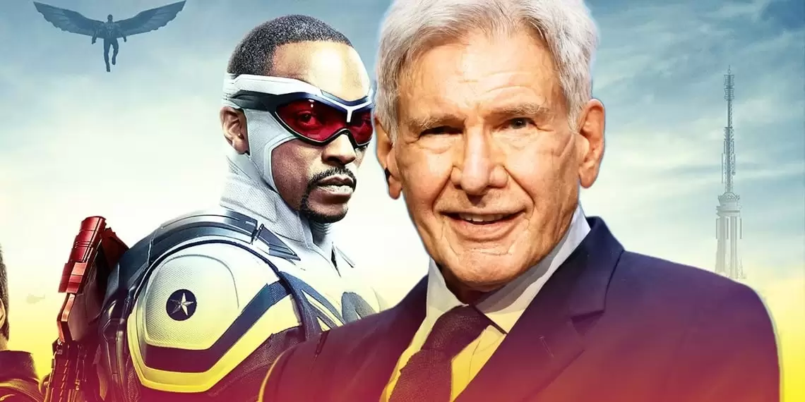 "Anthony Mackie revela surreal experiência de trabalhar com Harrison Ford em Capitão América 4"