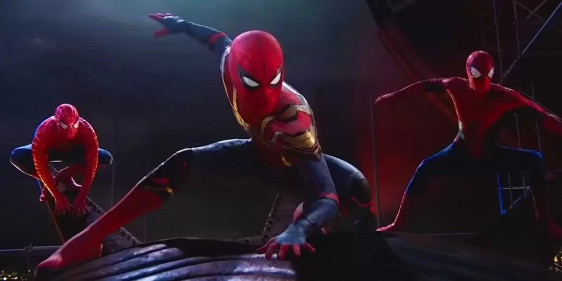 Foto de bastidores revela sete variantes do Homem-Aranha no novo filme