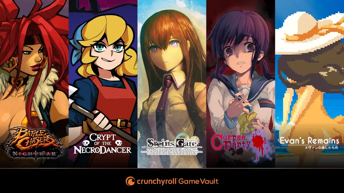 Crunchyroll Revela 15 Novos Jogos no Game Vault