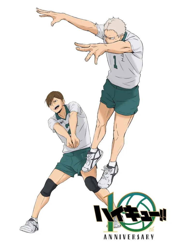 Novas Artes Promocionais do Evento de 10º Aniversário de Haikyuu!! Ganhando Destaque