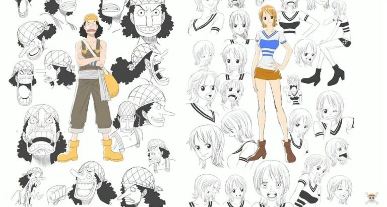 Artes Conceituais dos Chapéus de Palha no Remake de One Piece são Reveladas