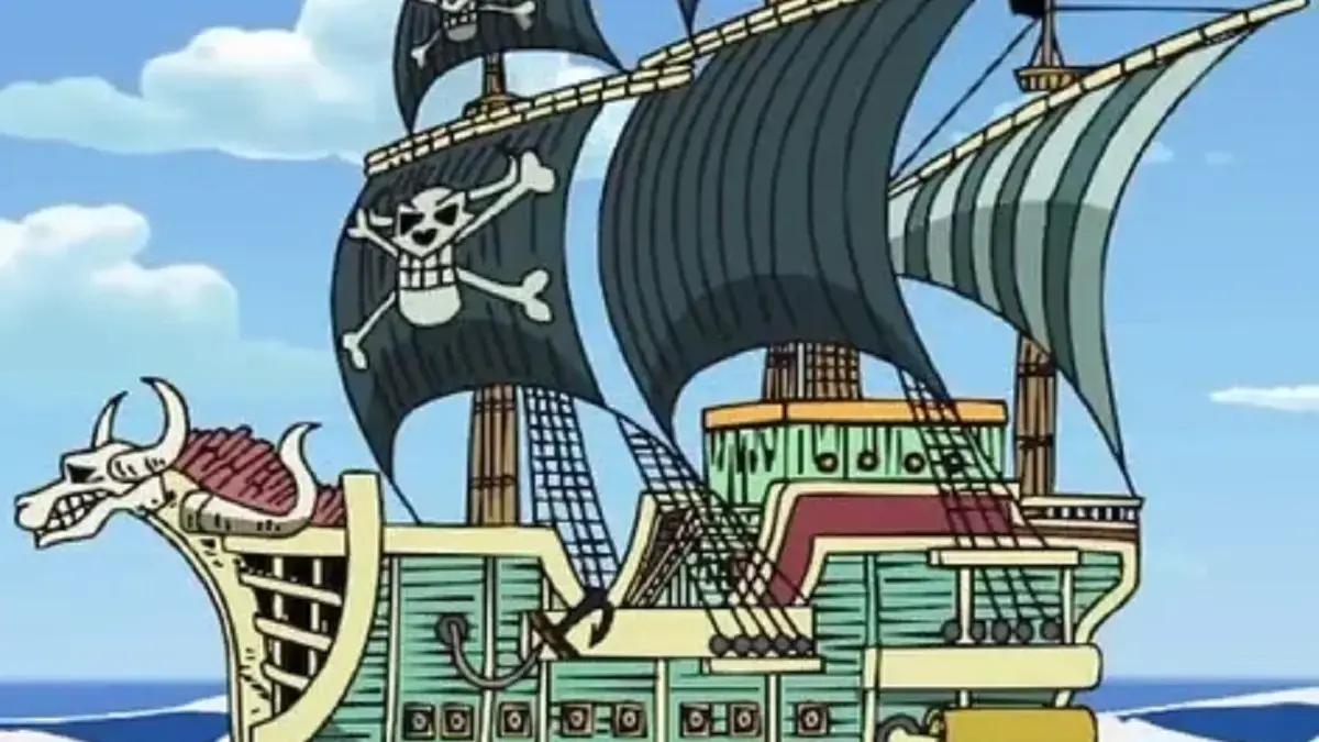 Uma Nova Imagem dos Bastidores da Série One Piece Revela o Navio dos Piratas Rumbar