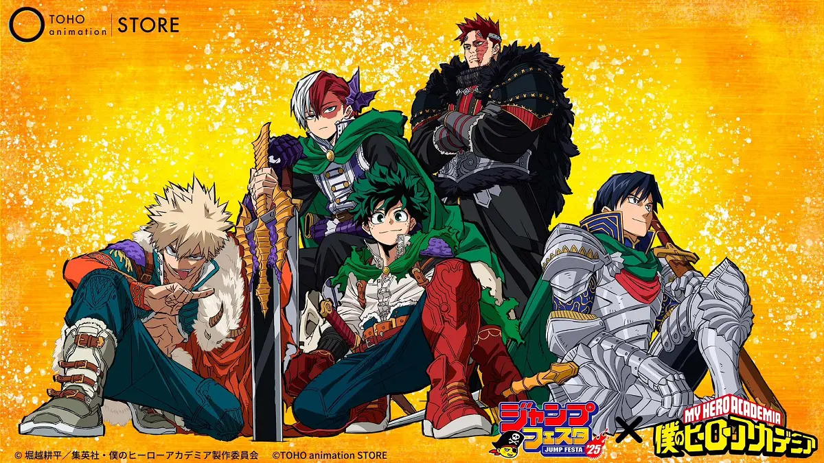 My Hero Academia Recebe Ilustração Oficial Exclusiva para a Jump Festa 2025