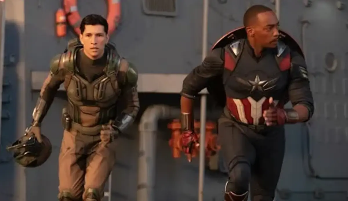 Capitão América 4: Nova Imagem Oficial com Anthony Mackie e Danny Ramirez Revelada