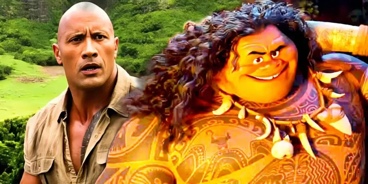 Moana: Dwayne Johnson Viverá o Deus Maui no Filme Live-Action