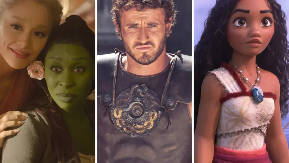 Filmes de 2023: Moana 2, Gladiador 2 e Wicked prometem quebrar recordes de bilheteria nos cinemas dos EUA