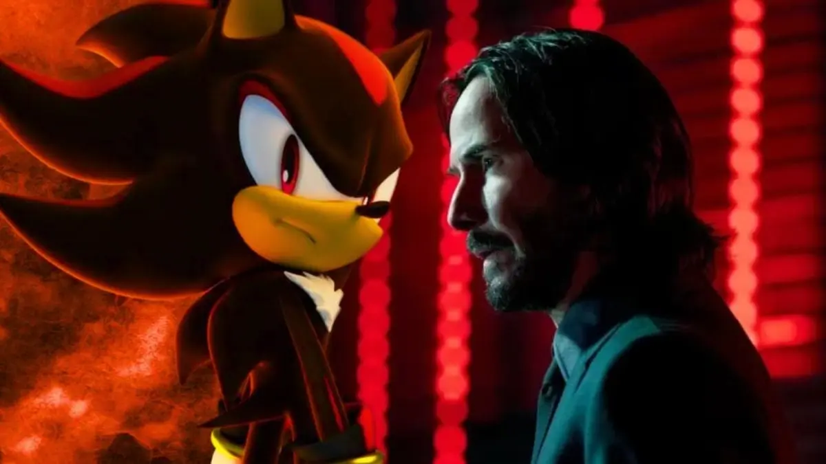 SONIC 3: O Filme | Imagens de bastidores revelam Keanu Reeves como a voz de Shadow