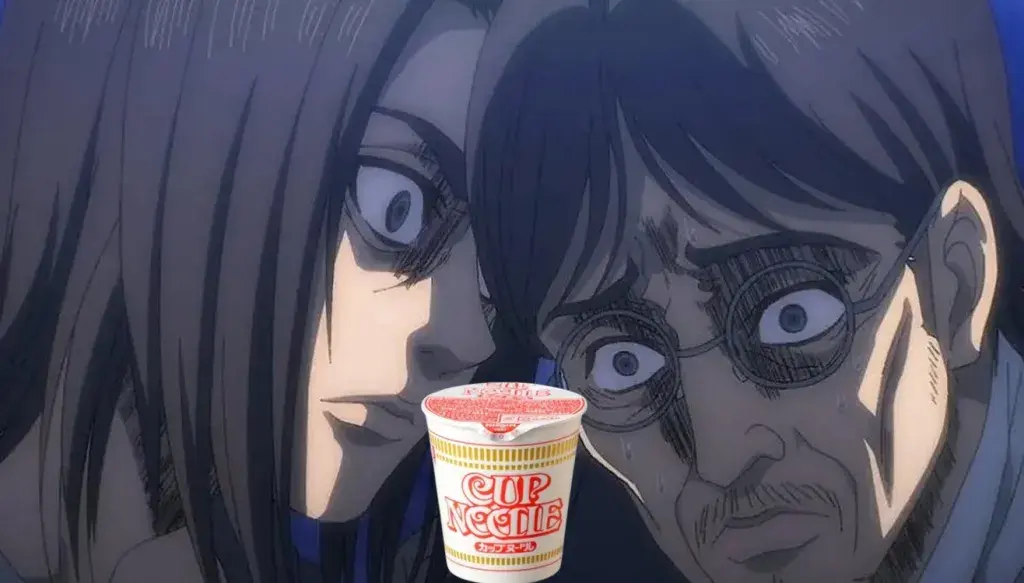 Attack on Titan apresenta novo comercial para Cup Noodles: Sabor em Ação