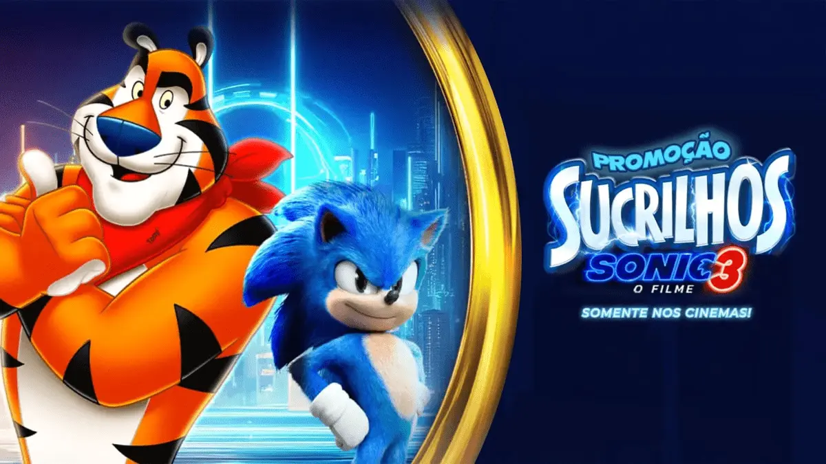 Sucrilhos lança parceria exclusiva com SONIC 3: O Filme