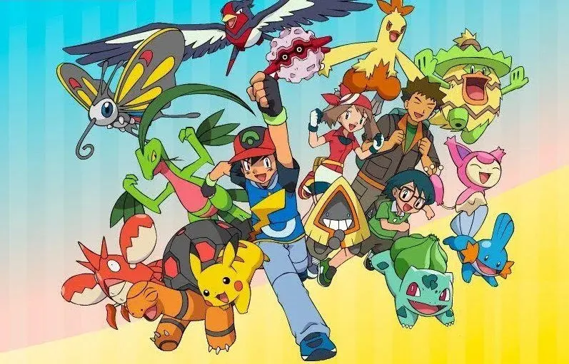 Taxa de Vitórias dos Pokémons de Ash Ketchum ao Longo do Anime Pokémon