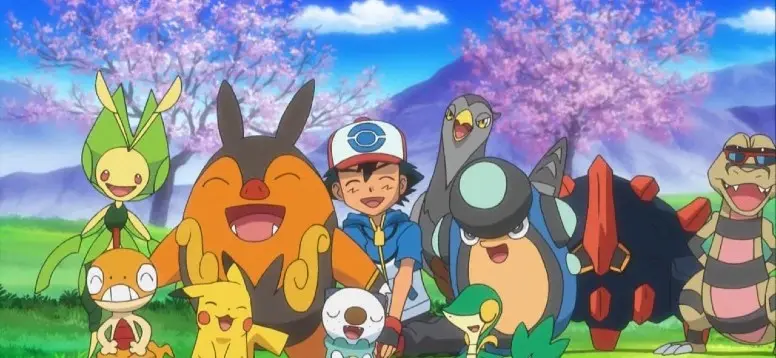 Taxa de Vitórias dos Pokémons de Ash Ketchum ao Longo do Anime Pokémon