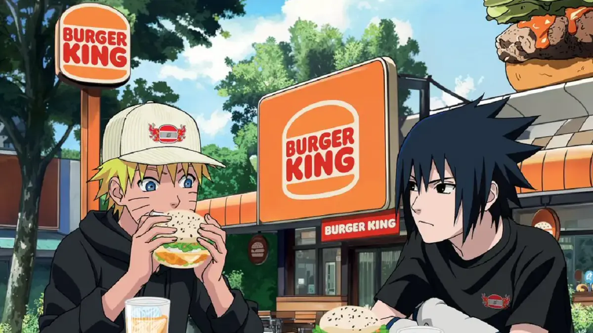 Lançamento da Parceria Entre Naruto e Burger King na França