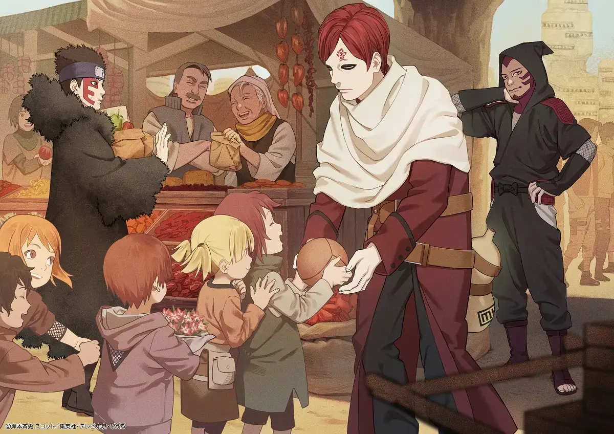 Boruto: Nova Ilustração Oficial Destaca Gaara