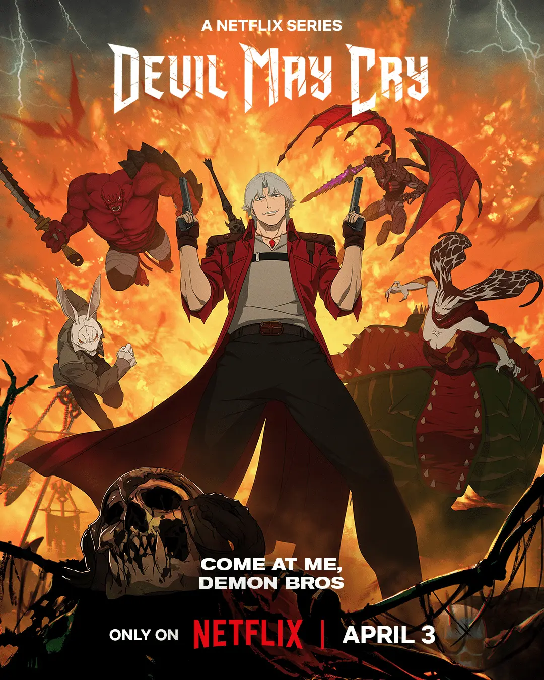 Devil May Cry: Netflix Lança Novo Pôster Oficial do Anime