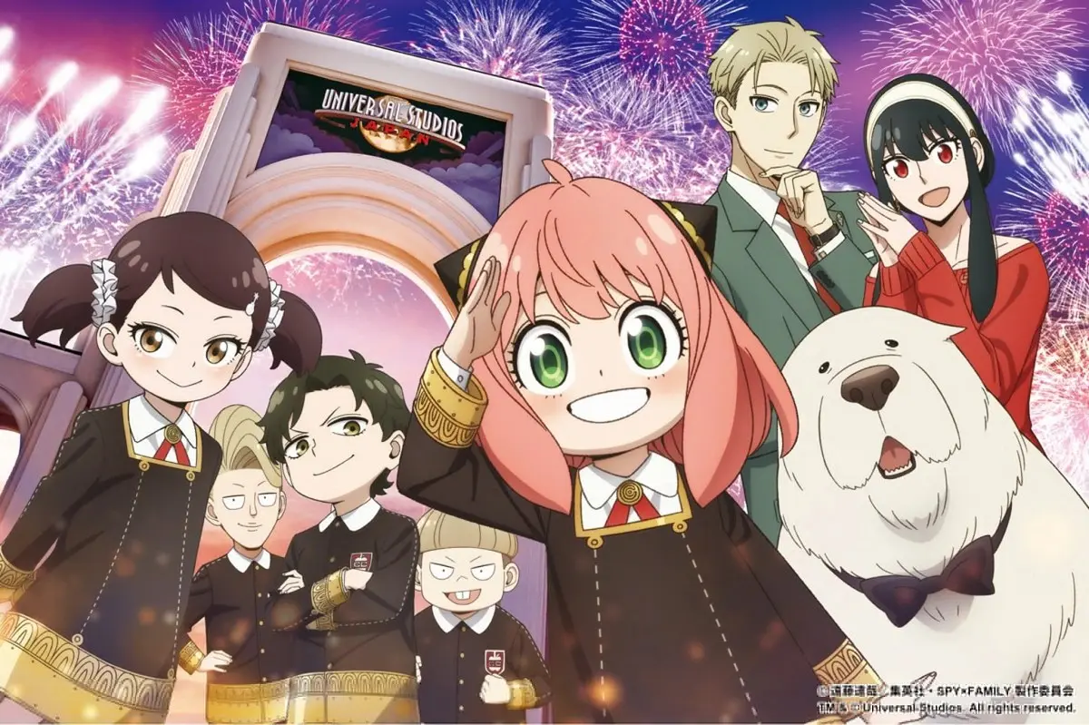 Atrações de SPY x FAMILY e Diários de uma Apotecária chegam ao Universal Studios Japan