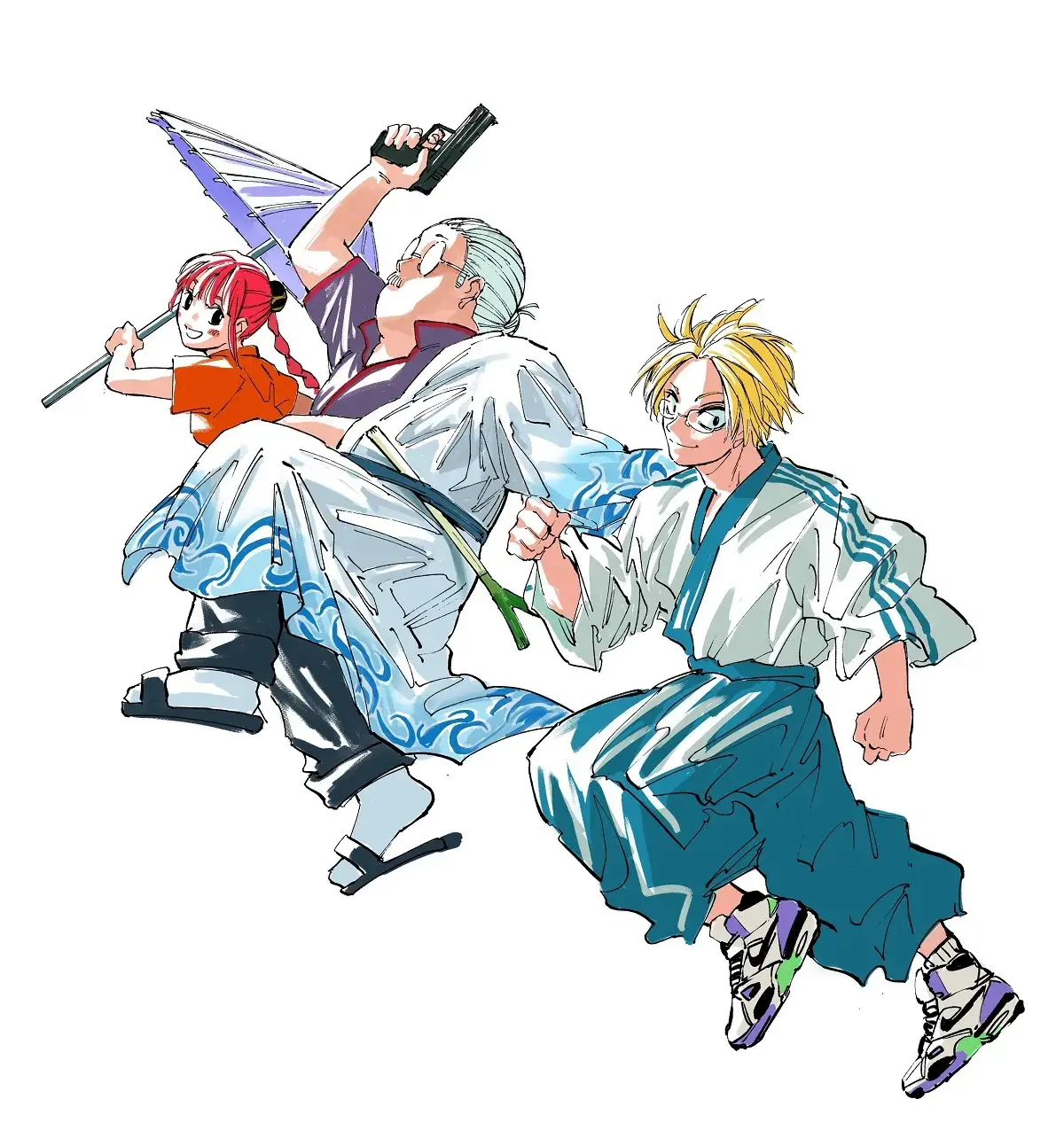 Crossover de Sakamoto Days e Gintama: Nova Arte Oficial Revelada