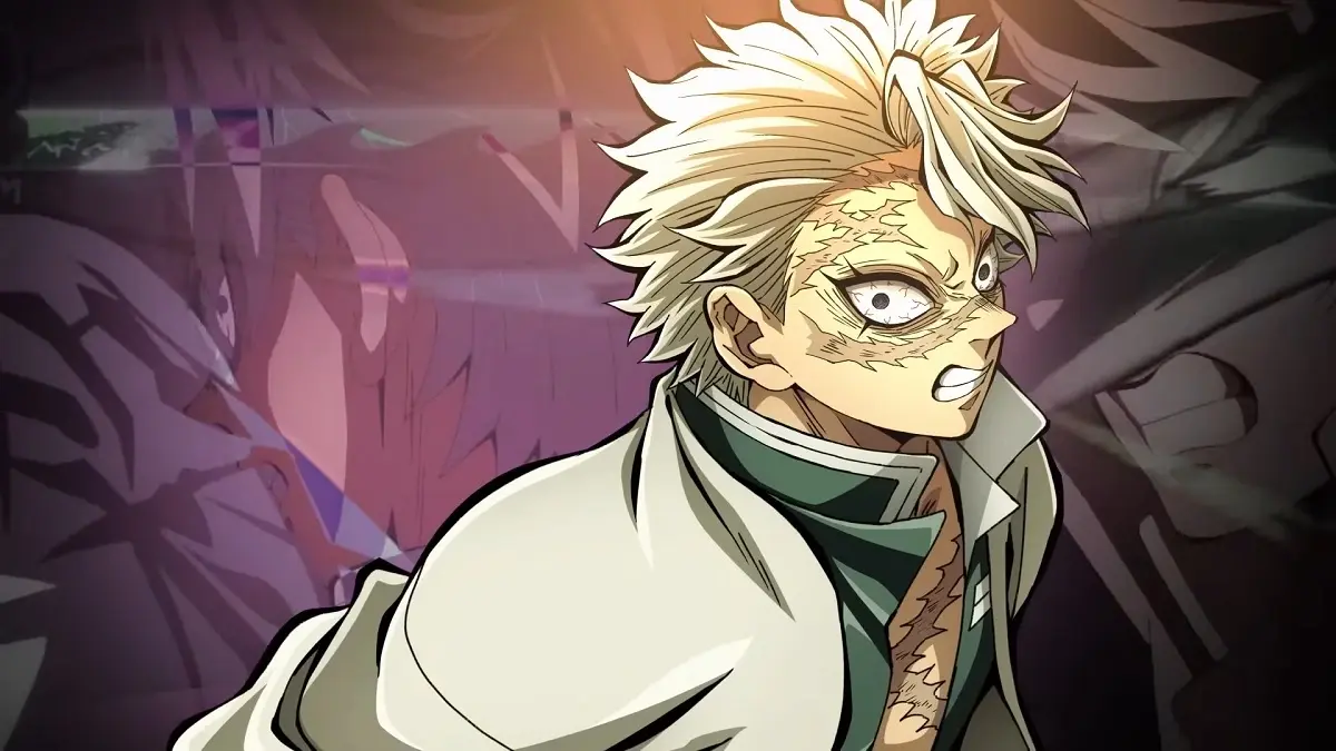 Demon Slayer: O Castelo Infinito - Sanemi Shinazugawa é o Destaque no Novo Pôster Oficial