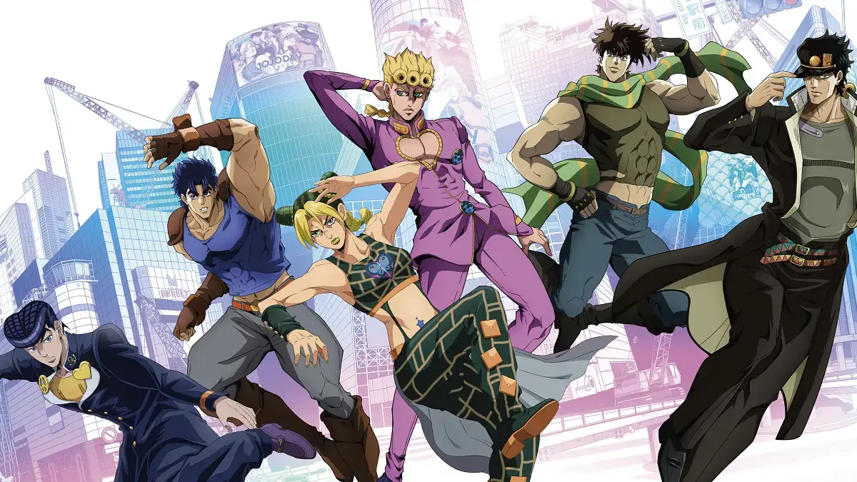 Artes Inéditas Reúnem os 9 Protagonistas de JoJo's Bizarre Adventure Criadas pelo Seu Criador